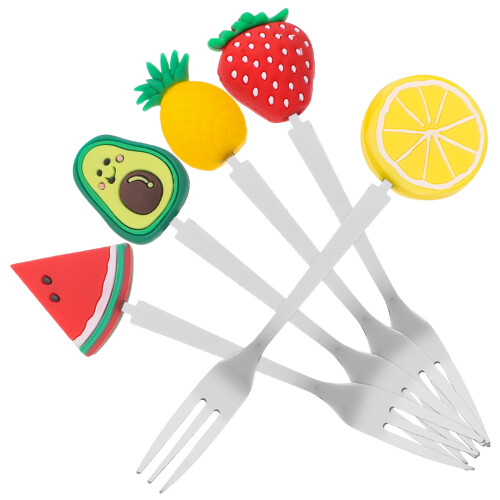 5pcs Pvc Fruit Pick For Fruit Decoration Picks Use