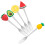 5pcs Pvc Fruit Pick For Fruit Decoration Picks Use 7