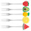 5pcs Pvc Fruit Pick For Fruit Decoration Picks Use 5