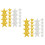 Glitter Star Stickers For Gift Boxes Decorating 300pcs 9