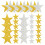 Glitter Star Stickers For Gift Boxes Decorating 300pcs 10