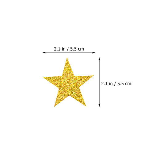 Glitter Star Stickers For Gift Boxes Decorating 300pcs 1