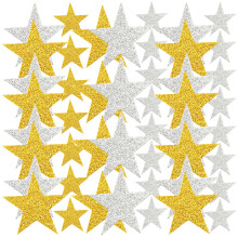 Glitter Star Stickers For Gift Boxes Decorating 300pcs
