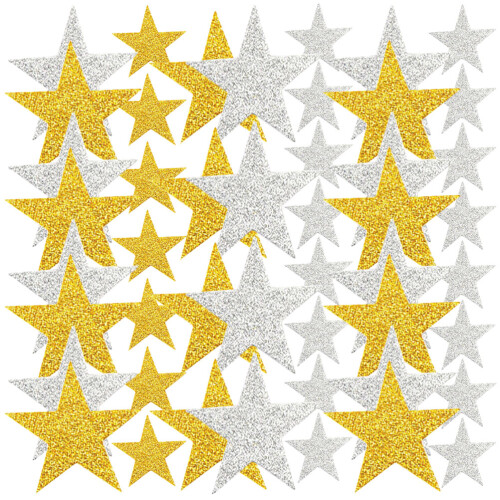 Glitter Star Stickers For Gift Boxes Decorating 300pcs