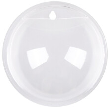 Raindrops Clear Wall Fish Bowl Round Acrylic 1pcs