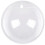 Raindrops Clear Wall Fish Bowl Round Acrylic 1pcs 1