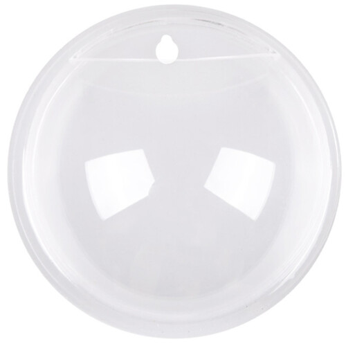 Raindrops Clear Wall Fish Bowl Round Acrylic 1pcs