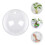 Raindrops Clear Wall Fish Bowl Round Acrylic 1pcs 7