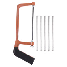 Compact Design Hacksaw High Carbon Steel Orange 1 Set
