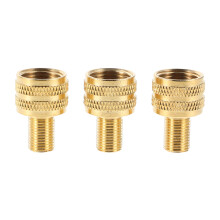 3St Koperen Truck Ventieladapters Gouden Inflator Voor Bandenvulling