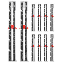 Sliding Gauge Sewing Measuring Tool Aluminum 10pcs