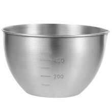 Stainless Steel Mixing Bowl Silver Kitchen Prep Bowl for Home Use
