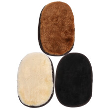 Shoe Polish Kit Polishing Gloves Cream 3pcs 7.1x4.7x0.4in