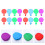 16 Pcs Flying Fan Folding Disc Foldable Disk Fans Polyester Discs 9