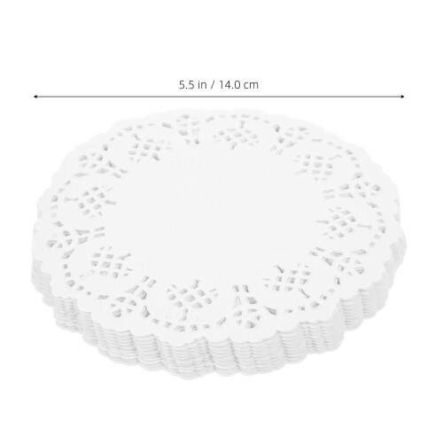 140 Pcs Strips Cake Collar Acetate Decorative Paper Doilies 1