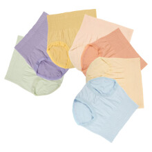 7 Pcs Female Breifs High Waist Breathable Elastic Hip Lifting Briefs