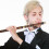 Flute Musical Instrument Light Brown Bamboo 1 Set 5