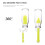 Silicone Cleaning Pacifier Brush 3pcs 5