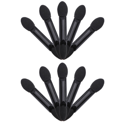 10 Pcs  Sided Eye Shadow Brush Eyeshadow Sponge Applicator Face