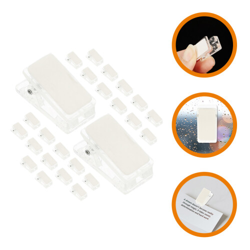Safe And Practical Name Badge Clip 35pcs For Workers 2