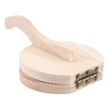 Dough Pressing Mold Wood Presser Automatic Plantain Maker Khaki