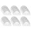 30 Pcs Rolling Circle Protractor Transparent Portable Student 1