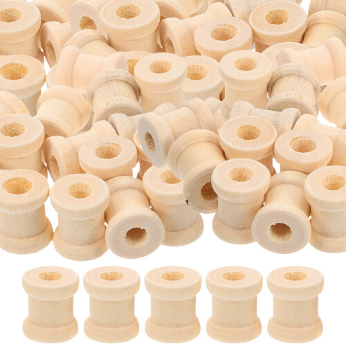 Mlins  100 Pcs Sewing Machine Bobbin Threads Cardboard Floss Bobbins