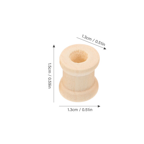 Mlins  100 Pcs Sewing Machine Bobbin Threads Cardboard Floss Bobbins 1