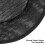 Round Fascinator Hat Base Hat Bottom Black 1pack 7