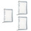 3 Pcs Loose Leaf Notebook Cover Journal Loose-Leaf Binder Plastic 6
