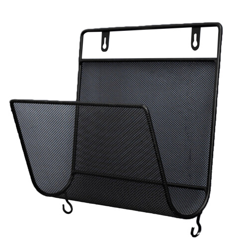 Wall-Mounted Newspaper Shelf Book Rack Display Storage Holder Racks