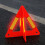 Car Warning Signs Triangle Warning Signs Orange Pvc 3pack 6