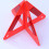 Car Warning Signs Triangle Warning Signs Orange Pvc 3pack 10