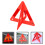 Car Warning Signs Triangle Warning Signs Orange Pvc 3pack 2
