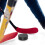 Tabletop Hockey Game Black Durable Pu Training 1pack 6