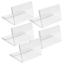 Conference Guest Seat Display Cards Transparent Acrylic 5pcs