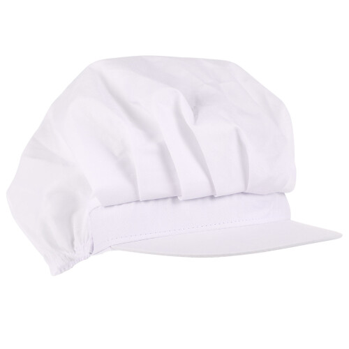 Hongchegh Elastic Chef Hat Kitchen Caps Culinary Working Beanie White