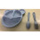 Wheat Straw Plates Plate With Dividers Dining Tray Tableware 11