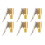 Raindrops 6pcs Car Thread Air Chuck Head Durable Pump Clips 1