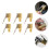 Raindrops 6pcs Car Thread Air Chuck Head Durable Pump Clips 6