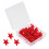 Push Pins Plastic For Memo Board 50set 0.7in 11