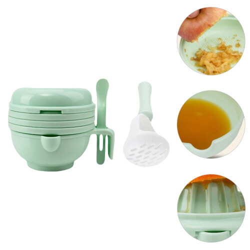 Baby Food Grinding Bowl Fruit Masher Supplement Multi-Function Tool 1