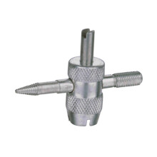 4 In Valve Key For Car Tyres Keys Tire Core Stem Remover Repairer