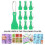 20 Pcs Plastic Ticket Scratcher Scraping Tools Green 7