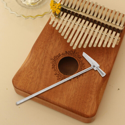 Raindrops  Musical Instrument Accessories Kalimba Tuning Hammer Silver 2