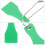 20 Pcs Plastic Ticket Scratcher Scraping Tools Green 8