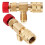 Golden Brass Safety Valve Charging 2pcs 1