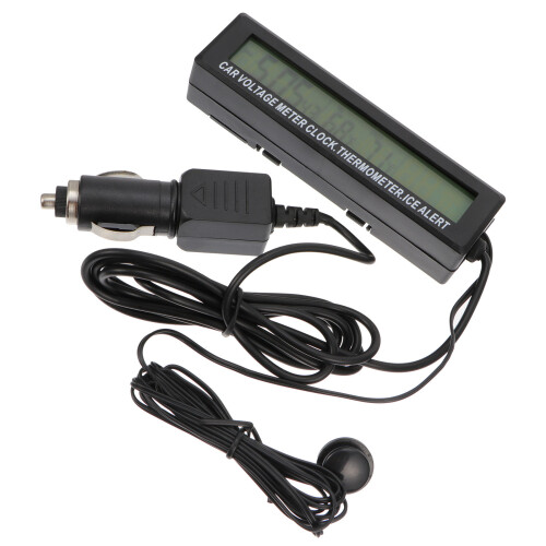 Car Weather Display Electronic Clock Backlight Versatile Baby