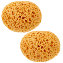 2pcs Texture Sponge Yellow For Walls