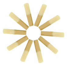 10pcs 2.5 Bamboo Reeds Set For Saxophone Sax Accessory Part (Alto)